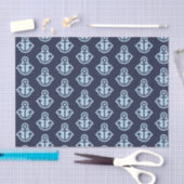 Tissue Paper für Navy und Light Blue Anchors Seidenpapier (Handwerk)
