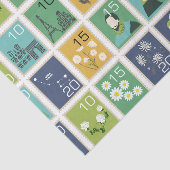 Tissue Paper für niedliche Briefmarke Seidenpapier (Ausschnitt)