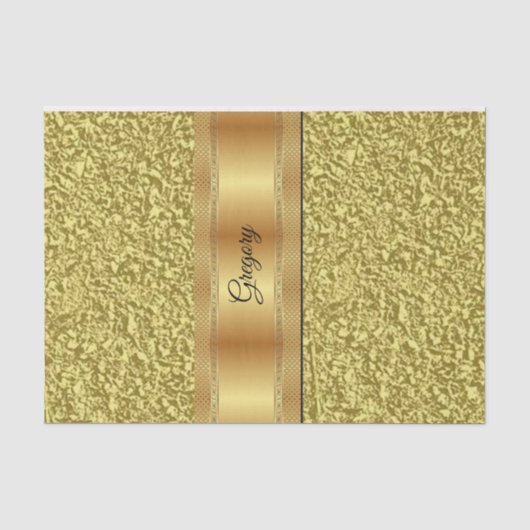 Tissue Paper Gold Seidenpapier (Vorderseite)