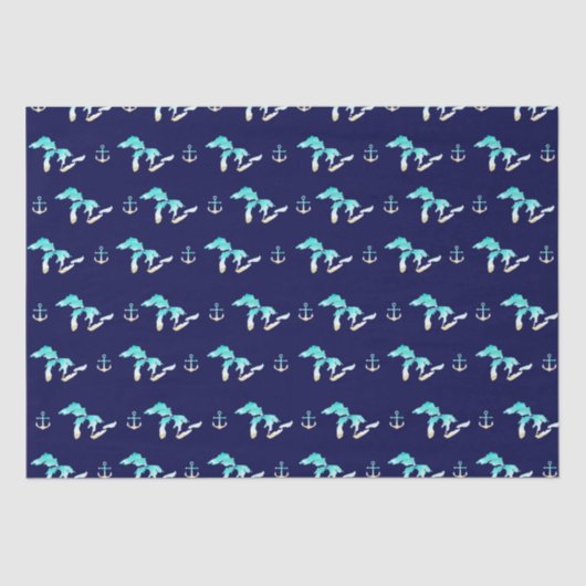 Tissue Paper Great Lakes Seidenpapier (Vorderseite)