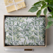 Tissue Paper "Green Tropical Foliage Blätter" Seidenpapier (Geschenk)