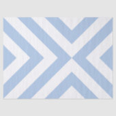 Tissue Paper (Hellblau und weiß) Seidenpapier (Vorderseite)