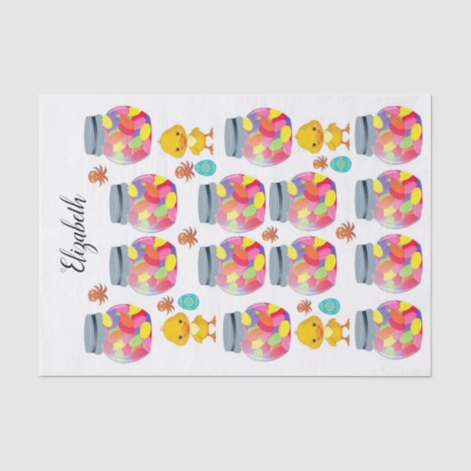 Tissue Paper Jellybeans Seidenpapier (Vorderseite)
