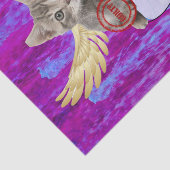Tissue Paper Kitten Fish Guilty Fish Knochen Seidenpapier (Ausschnitt)