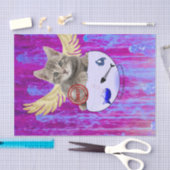 Tissue Paper Kitten Fish Guilty Fish Knochen Seidenpapier (Handwerk)