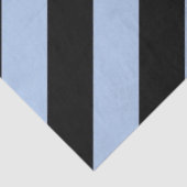 Tissue Paper Light Blue and Black Chevrons Seidenpapier (Detail)