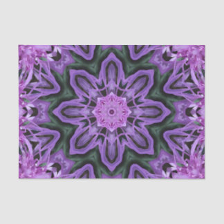 Tissue Paper Lila Blume 2 Kaleidoskop 1 Seidenpapier