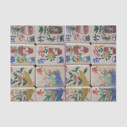Tissue Paper Mahjong Seidenpapier (Vorderseite)