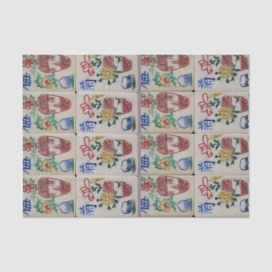 Tissue Paper Mahjong Seidenpapier (Vorderseite)