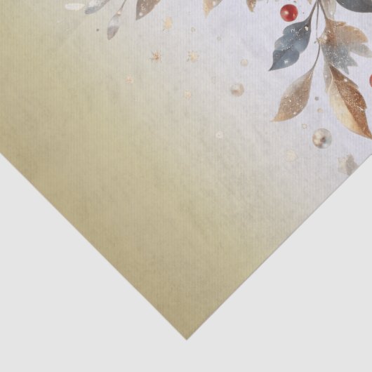 Tissue Paper Moderne Holiday Blume Seidenpapier (Detail)