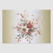 Tissue Paper Moderne Holiday Blume Seidenpapier (Vorderseite)
