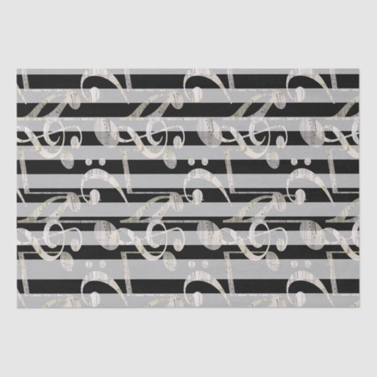 Tissue Paper (Musiknotenpapier) Seidenpapier (Vorderseite)