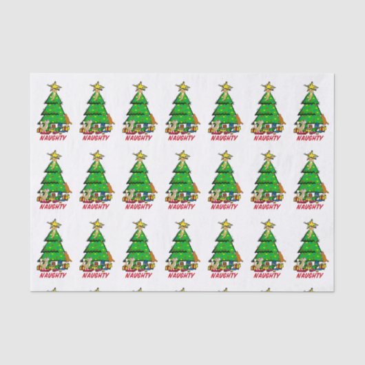 Tissue Paper "Naughty Kätzchens" Seidenpapier (Vorderseite)