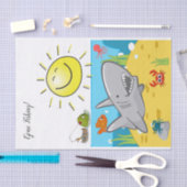 Tissue Paper Ocean Gone Fischen Seidenpapier (Handwerk)