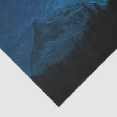 Tissue Paper of Beautiful Night Sky Forest Decoupa Seidenpapier (Ausschnitt)