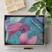 Tissue Paper of Colorful Botanic Art Seidenpapier (Geschenk)