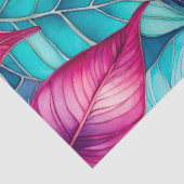 Tissue Paper of Colorful Botanic Art Seidenpapier (Ausschnitt)