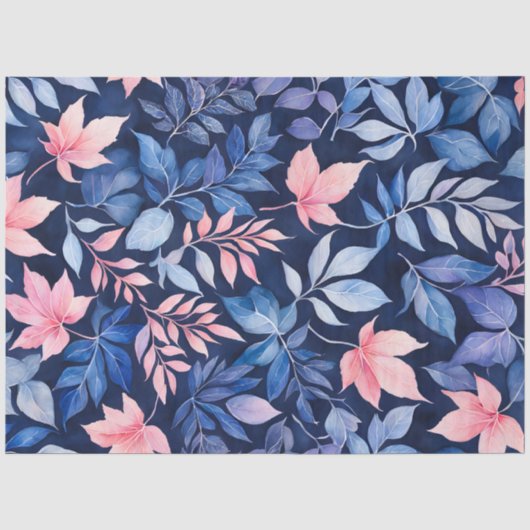 Tissue Paper of Colorful Botanic Art Seidenpapier (Vorderseite)