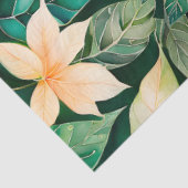 Tissue Paper of Colorful Botanic Art Seidenpapier (Ausschnitt)