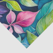 Tissue Paper of Colorful Botanic Art Seidenpapier (Ausschnitt)