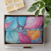 Tissue Paper of Colorful Botanic Art Seidenpapier (Geschenk)
