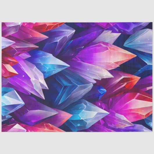 Tissue Paper of Colorful Rock Crystal Seidenpapier (Vorderseite)