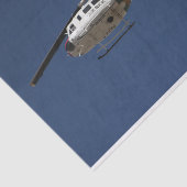 Tissue Paper of Police Rescue Helicopter Seidenpapier (Ausschnitt)