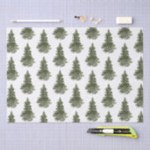 Tissue Paper of Woodland Forest Spruce Tree Seidenpapier (Handwerk)