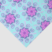 Tissue Paper Pink and Minze mandelas Seidenpapier (Detail)