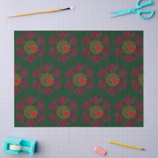 Tissue Paper Plaid Snowflake Seidenpapier (Basteln)
