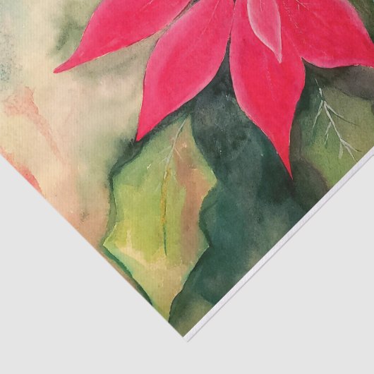 Tissue Paper Poinsettia Seidenpapier (Ausschnitt)