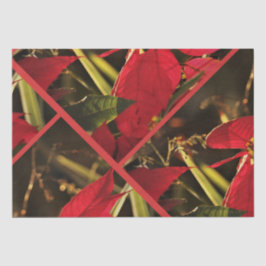 Tissue Paper Poinsettia Weihnachtsfeiertag Seidenpapier