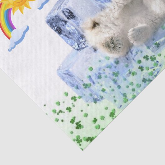 Tissue Paper Polar Bear Seidenpapier (Ausschnitt)