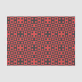 Tissue Paper PSYCHEDELIC BLACK AND RED Seidenpapier (Vorderseite)