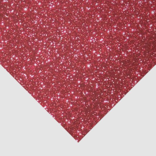 Tissue Paper (Red Glitzer Tissue Paper) Seidenpapier (Ausschnitt)