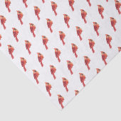 Tissue Paper (Red Kardinal Tissue Paper) Seidenpapier (Ausschnitt)