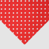 Tissue Paper/Red Polka Dots Seidenpapier (Ausschnitt)