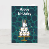 Tissue Paper Roll Cake, humorvoll Karte (Vorderseite)