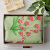Tissue Paper (rotes Futter) des Designers Seidenpapier (Geschenk)