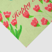 Tissue Paper (rotes Futter) des Designers Seidenpapier (Ausschnitt)