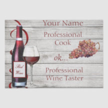 Tissue Paper Set 2 Prof. Weinstrasse PERSONALISIER