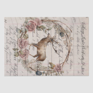 Tissue Paper Set von 2 Vintagen Themen Weihnachten Seidenpapier