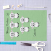Tissue Paper Sheep Happy Birthday 5. Seidenpapier (Handwerk)