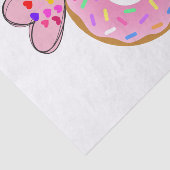 Tissue Paper Strawberry Donut Pink Heart Seidenpapier (Ausschnitt)