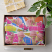 Tissue Paper Strawberry Ice Creme Abstrakt Seidenpapier (Geschenk)