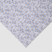 Tissue Paper Stripes Brown Blue Seidenpapier (Ausschnitt)