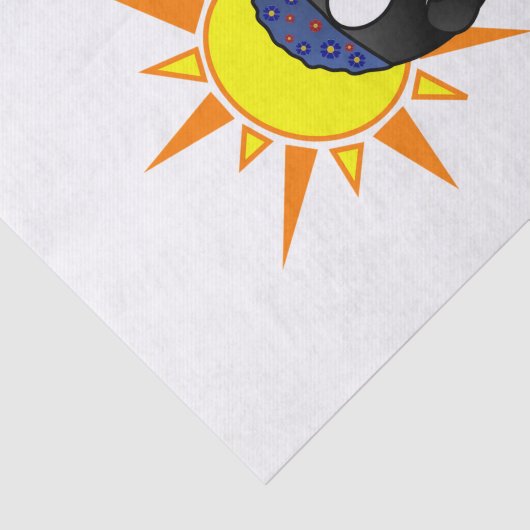 Tissue Paper Surfer Penguin Seidenpapier (Ausschnitt)