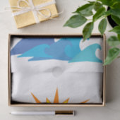 Tissue Paper Surfer Penguin Seidenpapier (Geschenk)