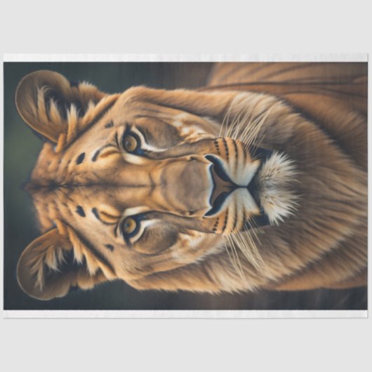 Tissue Paper Tiger Feline No.4 Seidenpapier (Vorderseite)