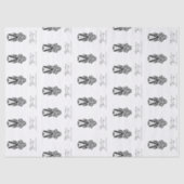 Tissue Paper (Tissue Paper) für die Boutique von F Seidenpapier (Vorderseite)